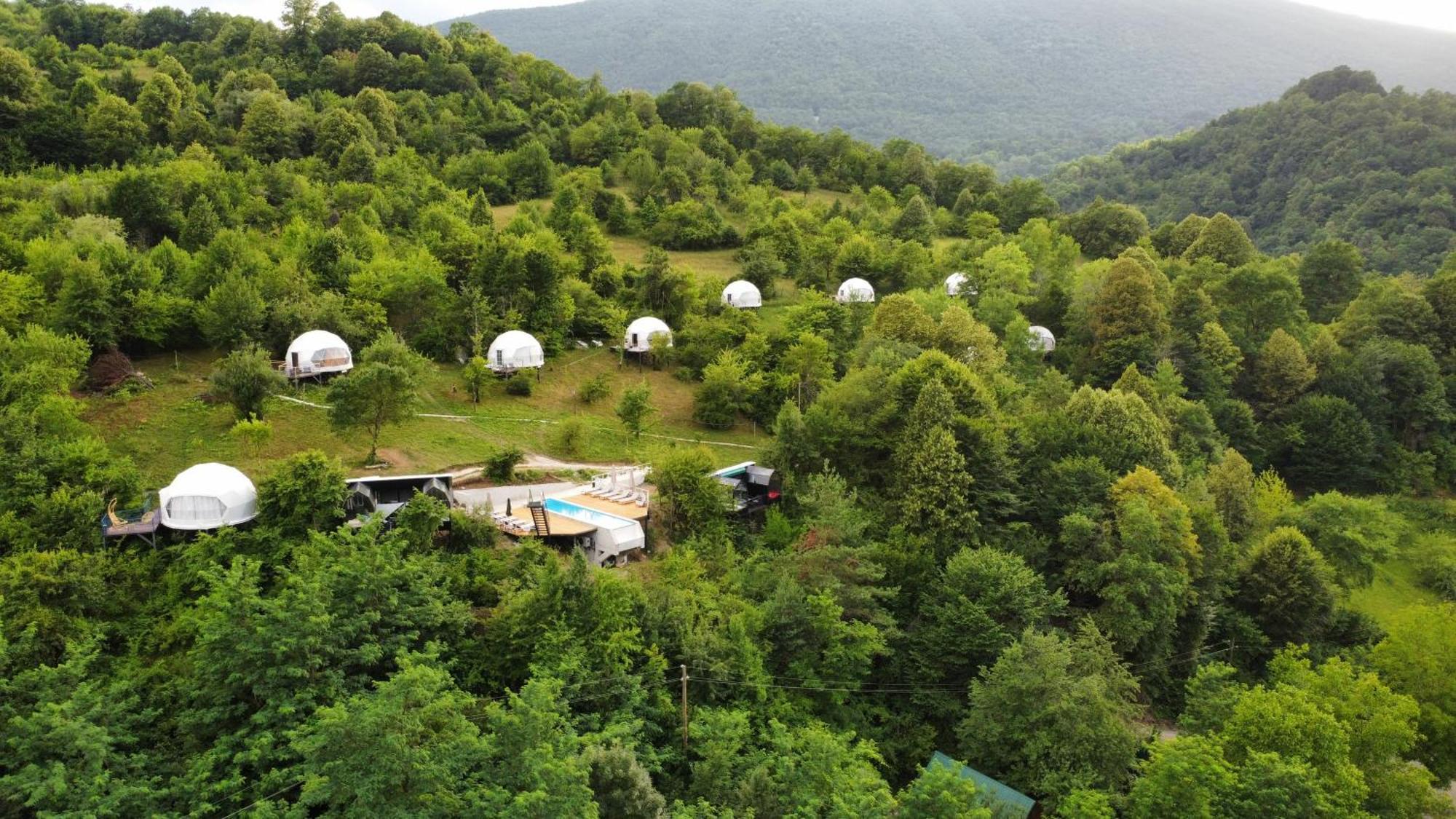 Hotel Glamping Georgia Krikhi Ambrolauri Exterior foto